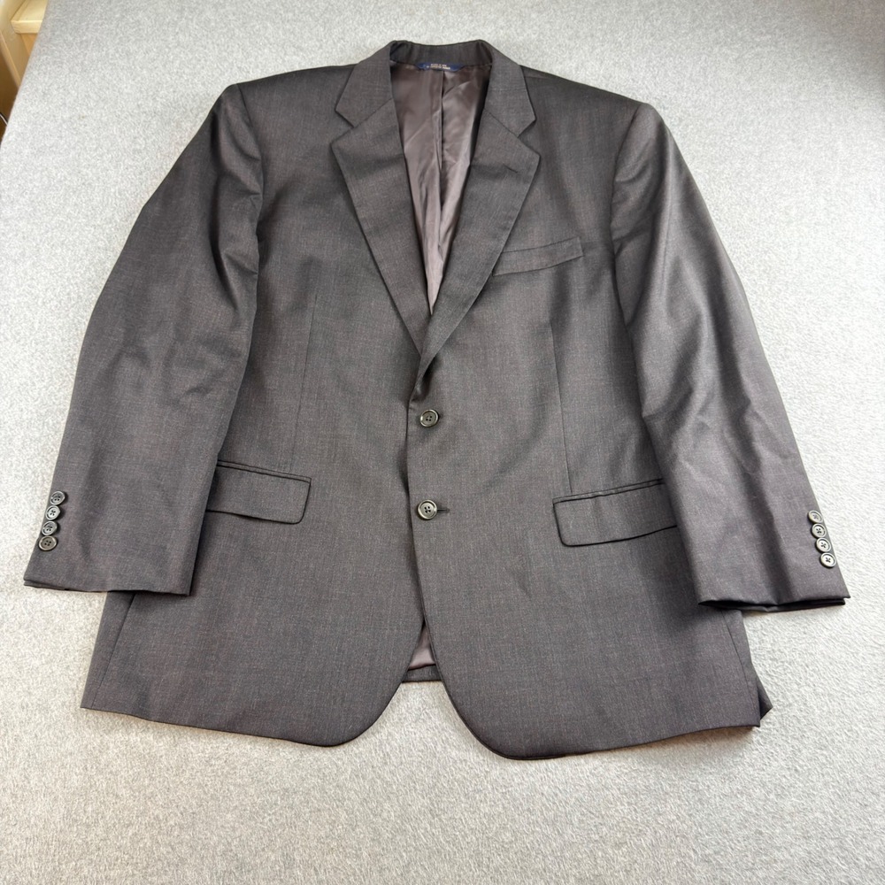 Brooks Brothers 1818 Madison Blazer 46S Charcoal Wool Estrato Trabaldo Togna USA